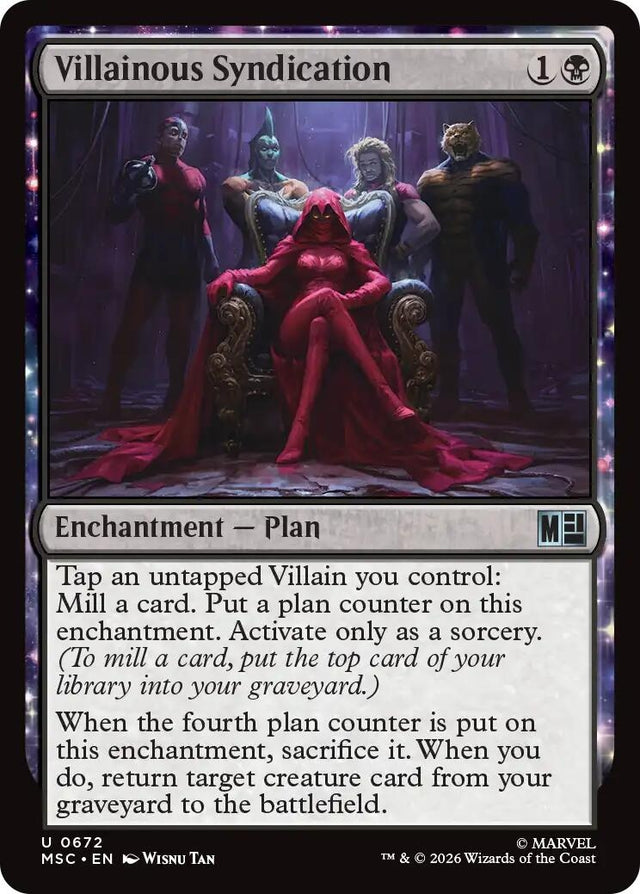 Image for Villainous Syndication (672) (Commander: Marvel Super Heroes) (MSC) - Magic: The Gathering