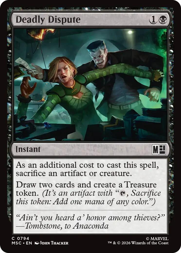 Image for Deadly Dispute (794) (Foil) (Commander: Marvel Super Heroes) (MSC) - Magic: The Gathering