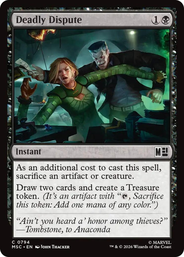 Image for Deadly Dispute (794) (Foil) (Commander: Marvel Super Heroes) (MSC) - Magic: The Gathering