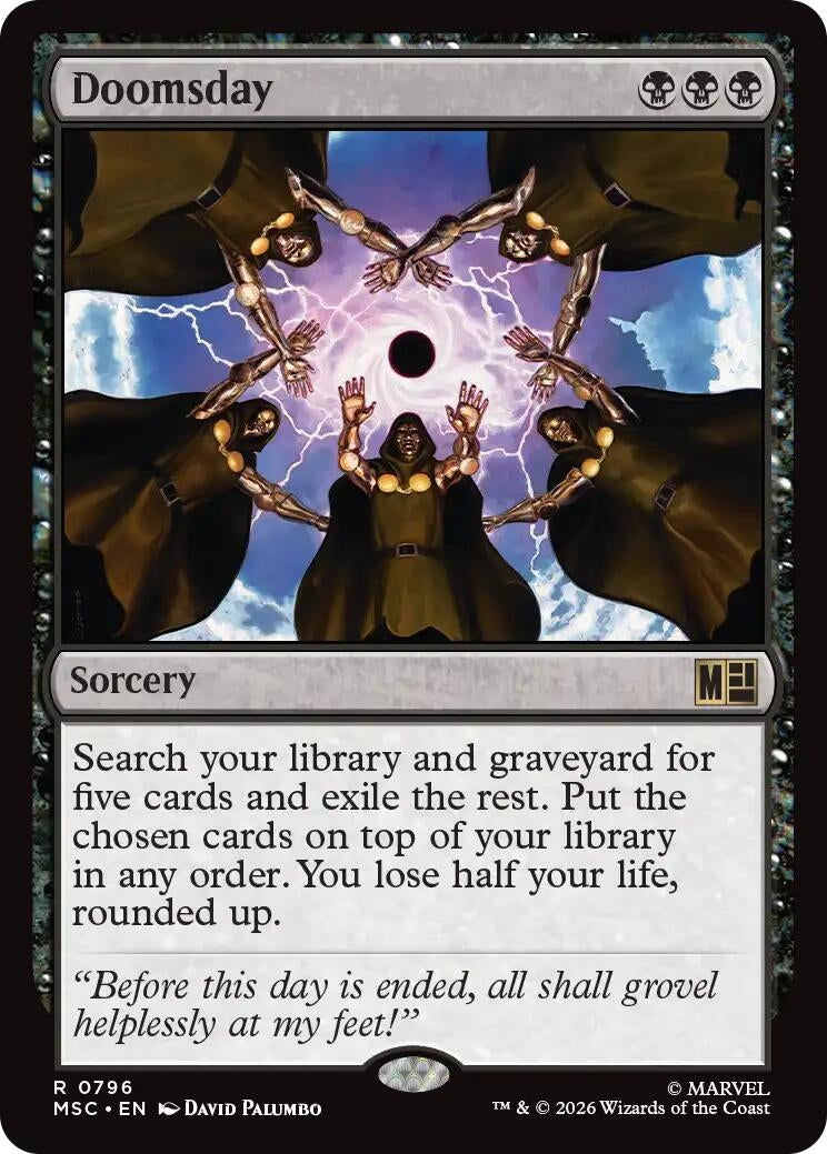 Image for Doomsday (796) (Commander: Marvel Super Heroes) (MSC) - Magic: The Gathering