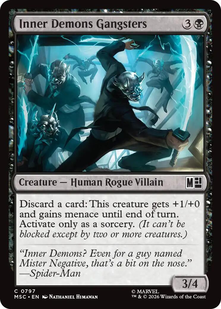 Image for Inner Demons Gangsters (797) (Commander: Marvel Super Heroes) (MSC) - Magic: The Gathering