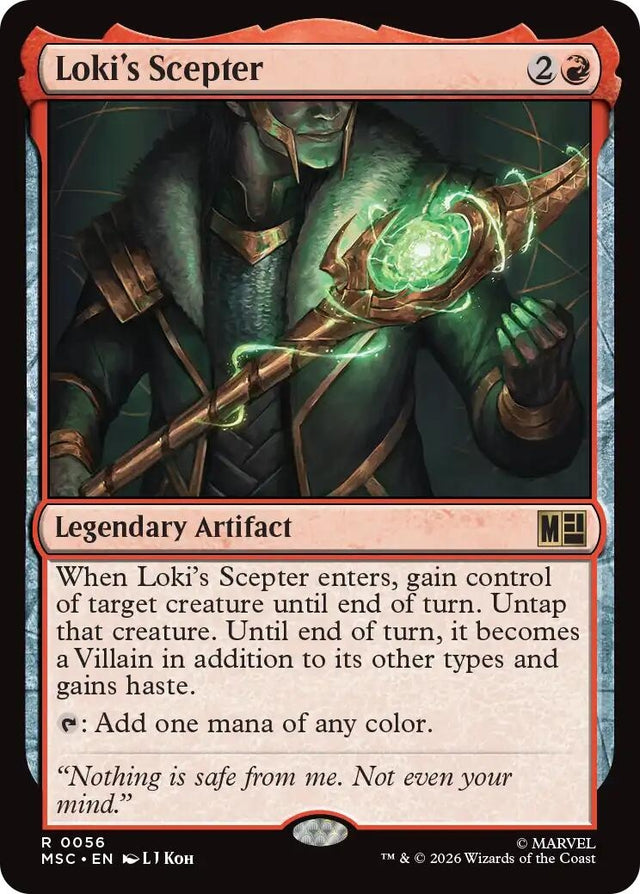 Image for Loki's Scepter (56) (Commander: Marvel Super Heroes) (MSC) - Magic: The Gathering