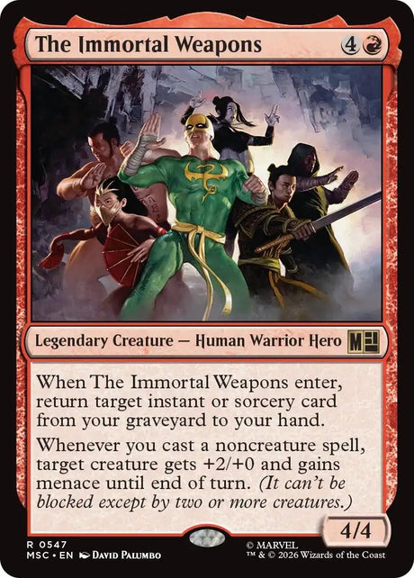 Image for The Immortal Weapons (547) (Commander: Marvel Super Heroes) (MSC) - Magic: The Gathering