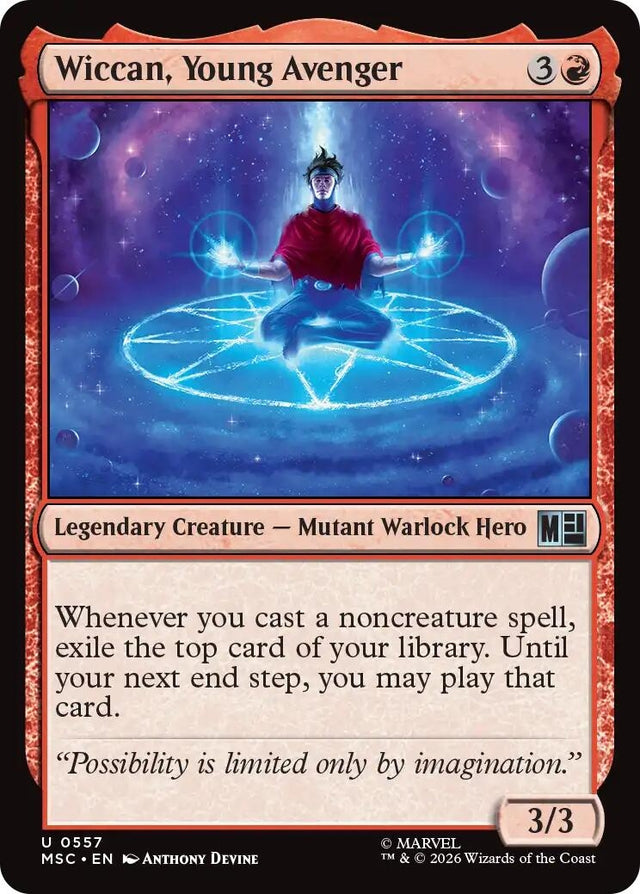 Image for Wiccan, Young Avenger (557) (Commander: Marvel Super Heroes) (MSC) - Magic: The Gathering