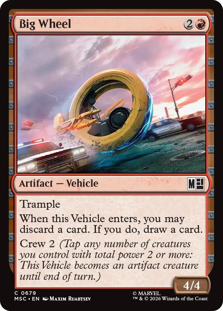 Image for Big Wheel (679) (Commander: Marvel Super Heroes) (MSC) - Magic: The Gathering