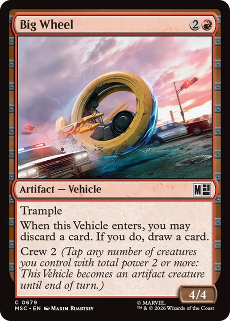 Image for Big Wheel (679) (Foil) (Commander: Marvel Super Heroes) (MSC) - Magic: The Gathering
