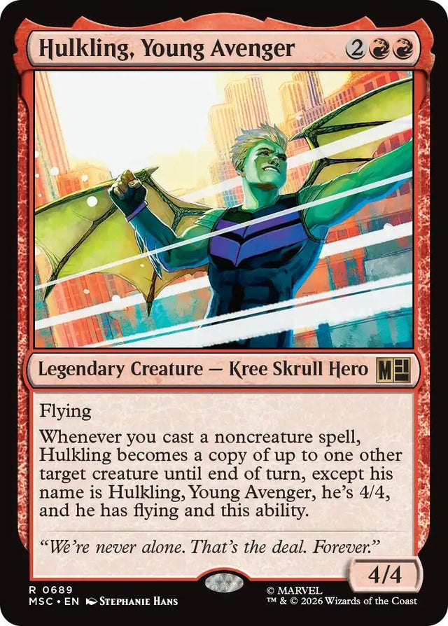 Image for Hulkling, Young Avenger (689) (Commander: Marvel Super Heroes) (MSC) - Magic: The Gathering