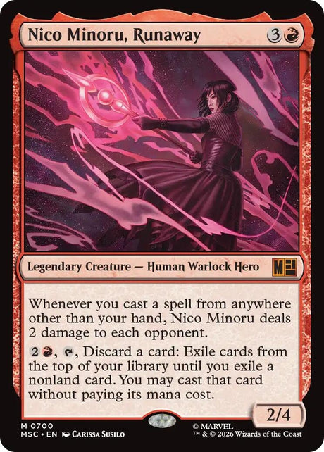 Image for Nico Minoru, Runaway (700) (Commander: Marvel Super Heroes) (MSC) - Magic: The Gathering