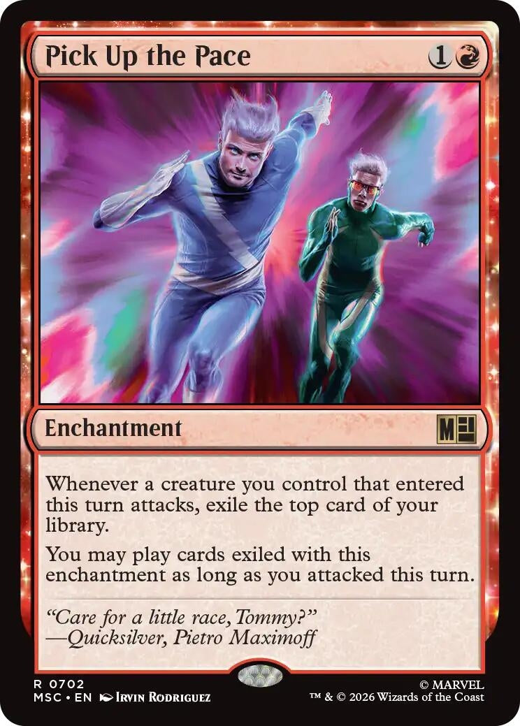 Image for Pick Up the Pace (702) (Foil) (Commander: Marvel Super Heroes) (MSC) - Magic: The Gathering