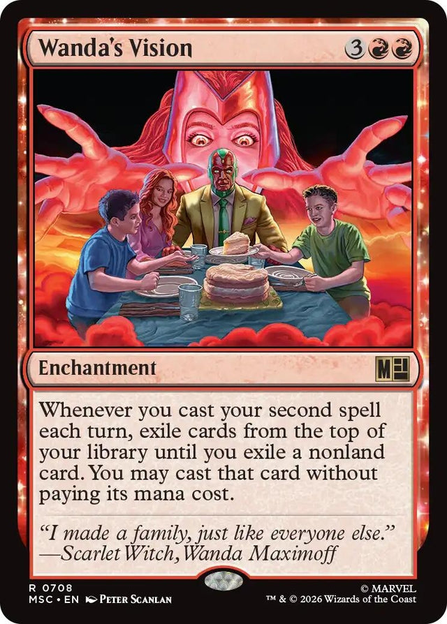 Image for Wanda's Vision (708) (Commander: Marvel Super Heroes) (MSC) - Magic: The Gathering
