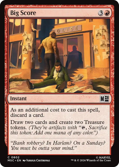 Image for Big Score (802) (Foil) (Commander: Marvel Super Heroes) (MSC) - Magic: The Gathering