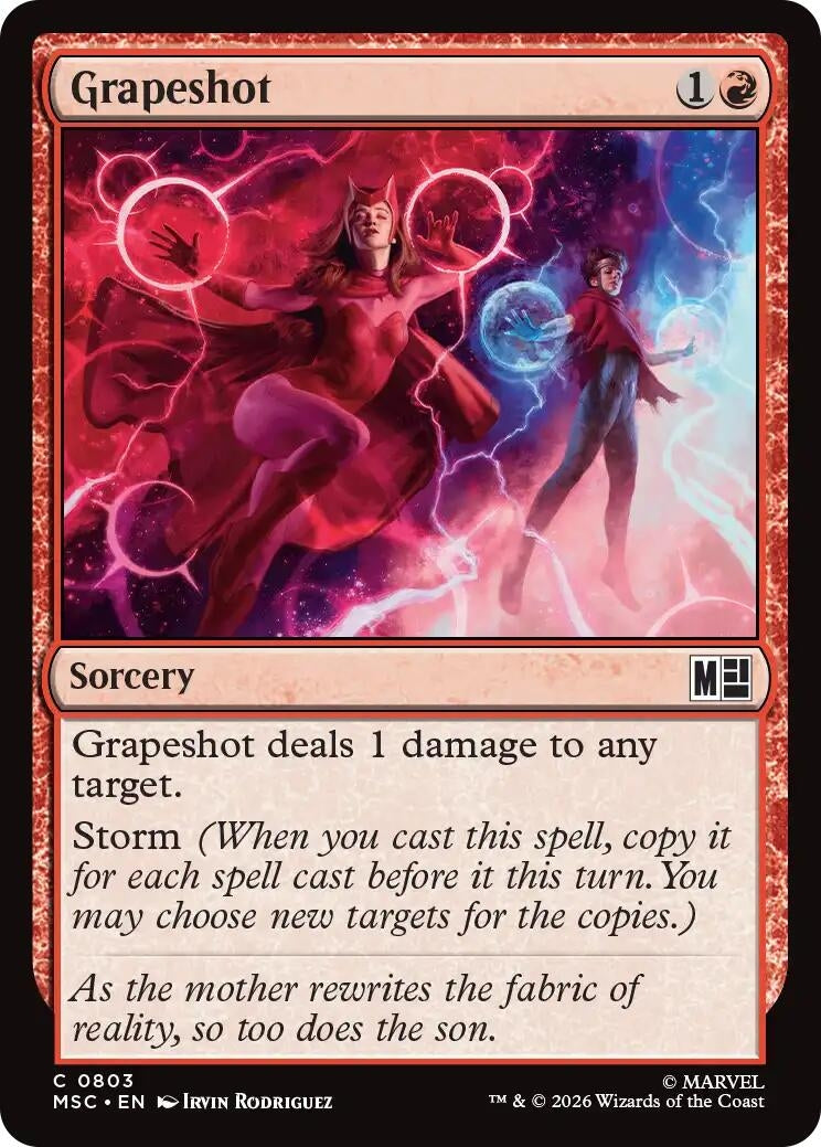 Image for Grapeshot (803) (Foil) (Commander: Marvel Super Heroes) (MSC) - Magic: The Gathering