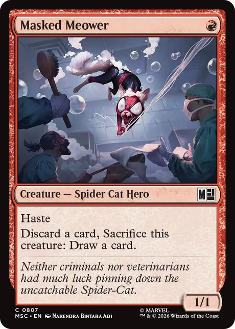 Image for Masked Meower (807) (Commander: Marvel Super Heroes) (MSC) - Magic: The Gathering