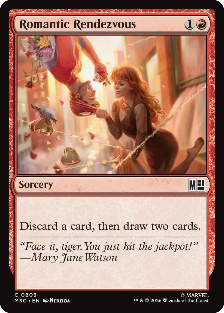Image for Romantic Rendezvous (808) (Commander: Marvel Super Heroes) (MSC) - Magic: The Gathering
