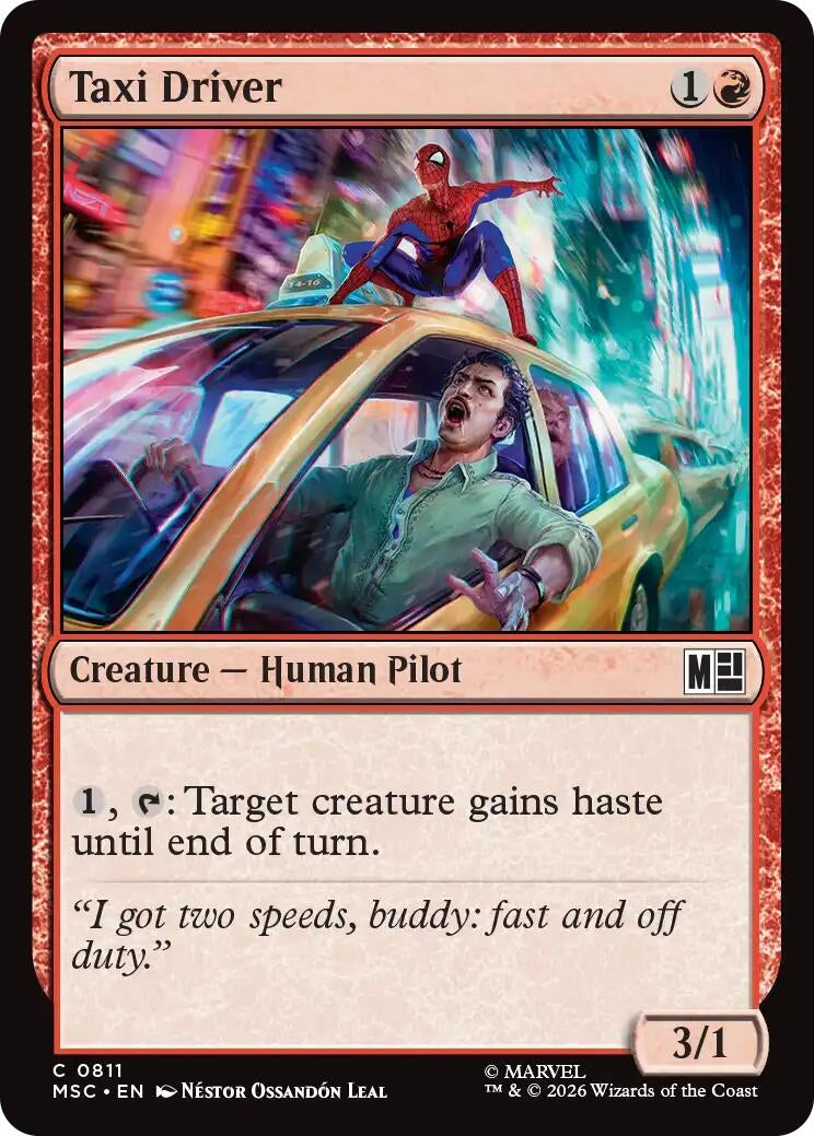 Image for Taxi Driver (811) (Commander: Marvel Super Heroes) (MSC) - Magic: The Gathering