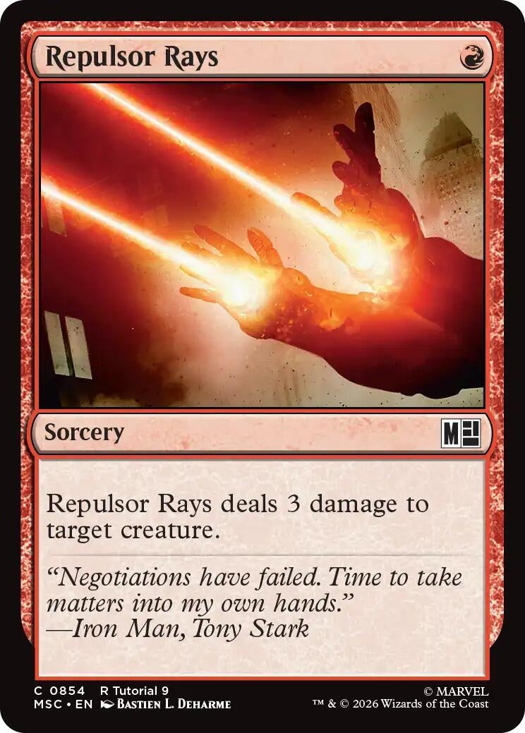Image for Repulsor Rays (0854) (854) (Commander: Marvel Super Heroes) (MSC) - Magic: The Gathering