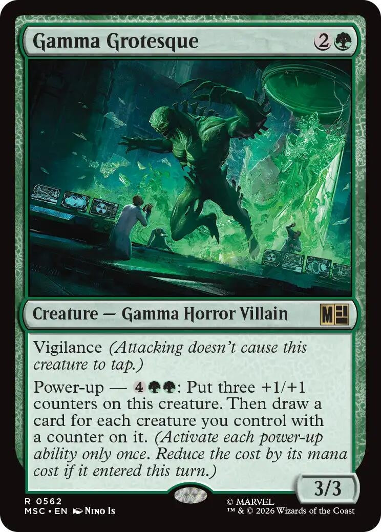 Image for Gamma Grotesque (562) (Commander: Marvel Super Heroes) (MSC) - Magic: The Gathering