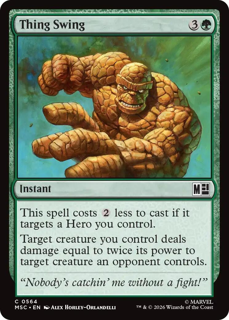 Image for Thing Swing (564) (Commander: Marvel Super Heroes) (MSC) - Magic: The Gathering