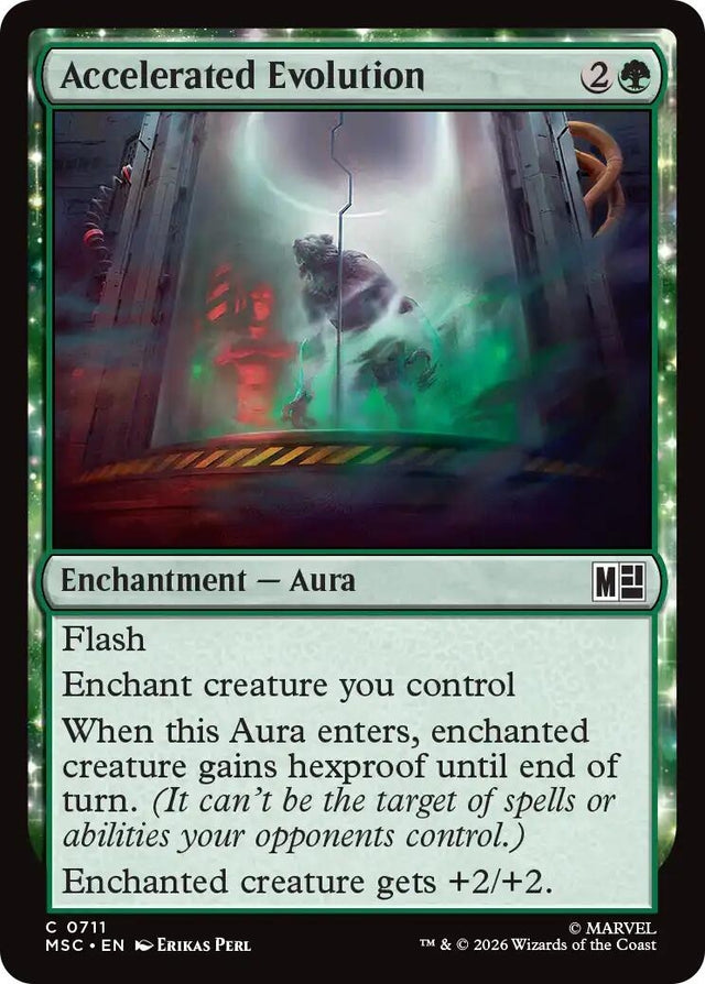 Image for Accelerated Evolution (711) (Commander: Marvel Super Heroes) (MSC) - Magic: The Gathering