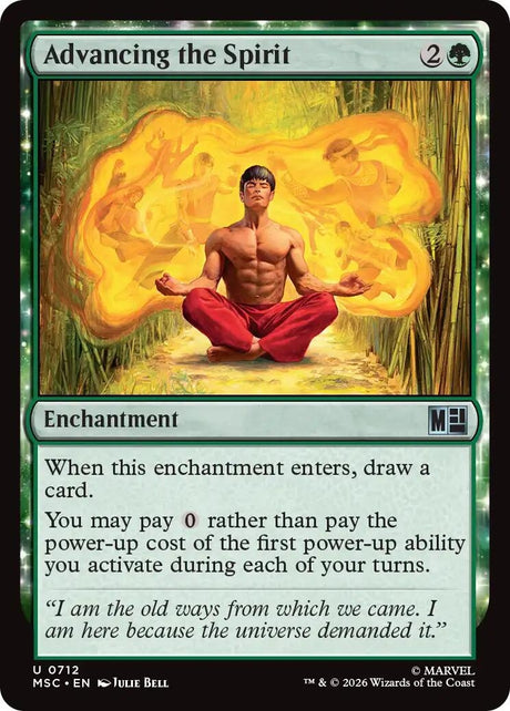 Image for Advancing the Spirit (712) (Commander: Marvel Super Heroes) (MSC) - Magic: The Gathering
