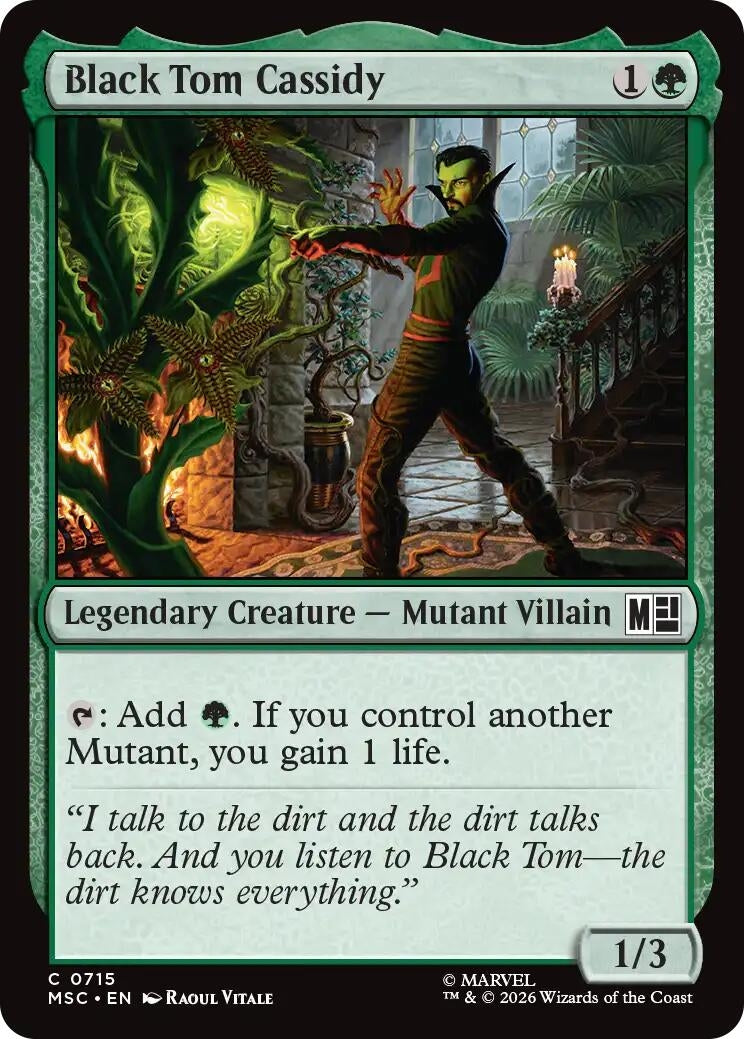 Image for Black Tom Cassidy (715) (Commander: Marvel Super Heroes) (MSC) - Magic: The Gathering