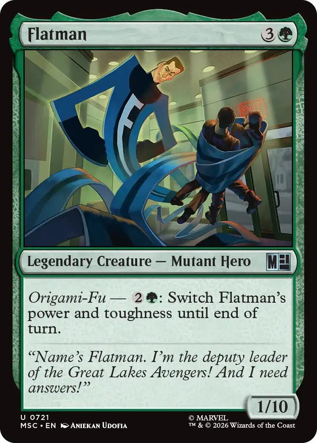 Image for Flatman (721) (Foil) (Commander: Marvel Super Heroes) (MSC) - Magic: The Gathering