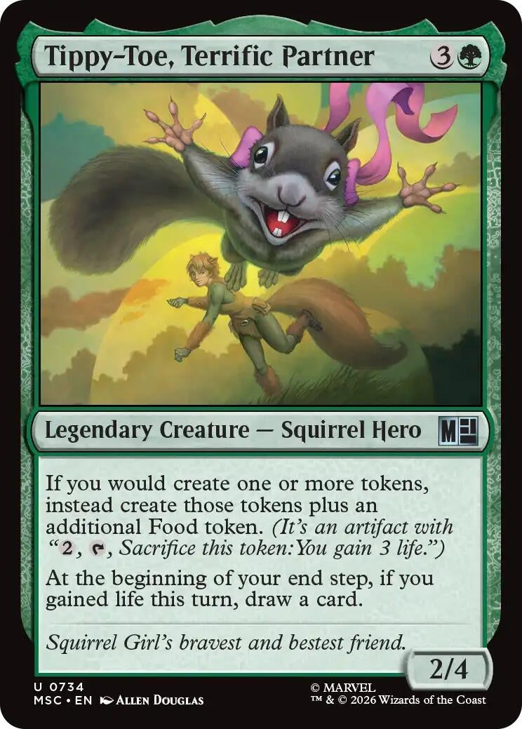 Image for Tippy-Toe, Terrific Partner (734) (Commander: Marvel Super Heroes) (MSC) - Magic: The Gathering