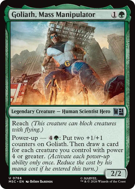Image for Goliath, Mass Manipulator (766) (Foil) (Commander: Marvel Super Heroes) (MSC) - Magic: The Gathering