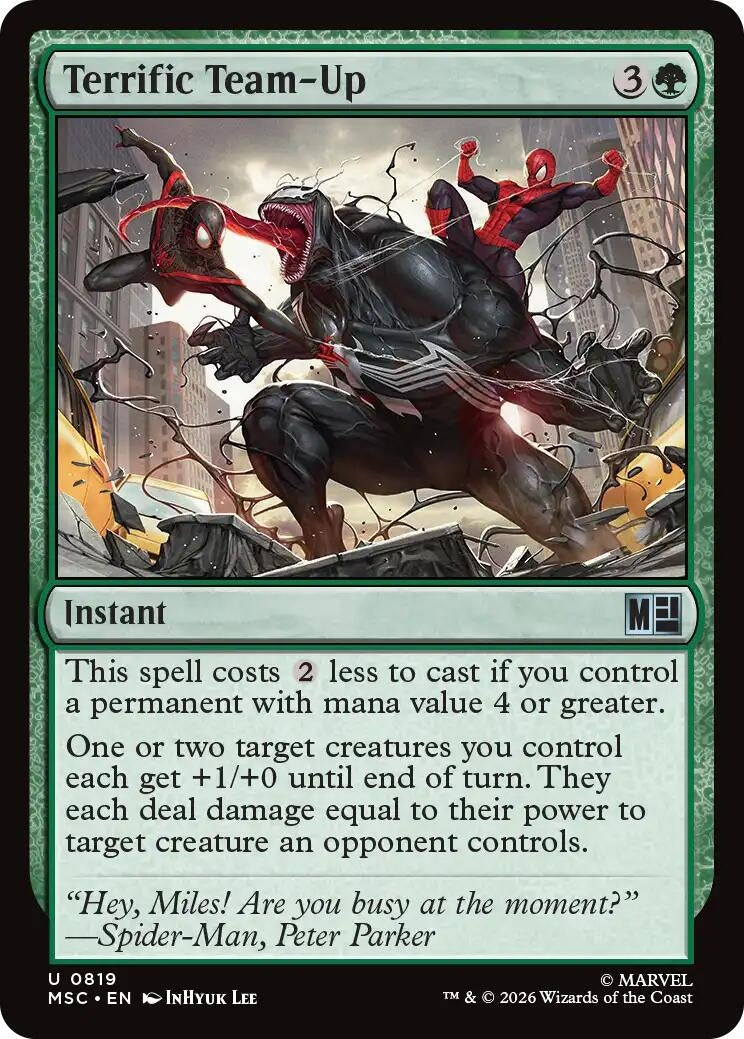 Image for Terrific Team-Up (819) (Commander: Marvel Super Heroes) (MSC) - Magic: The Gathering
