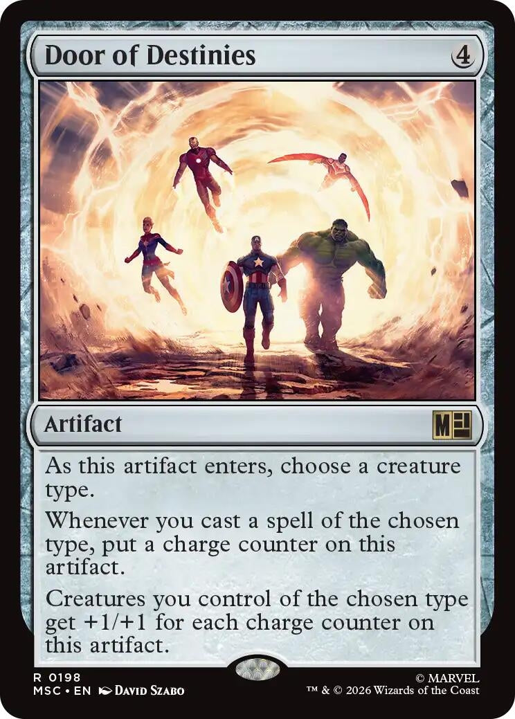 Image for Door of Destinies (198) (Commander: Marvel Super Heroes) (MSC) - Magic: The Gathering