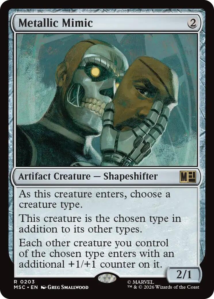 Image for Metallic Mimic (203) (Commander: Marvel Super Heroes) (MSC) - Magic: The Gathering