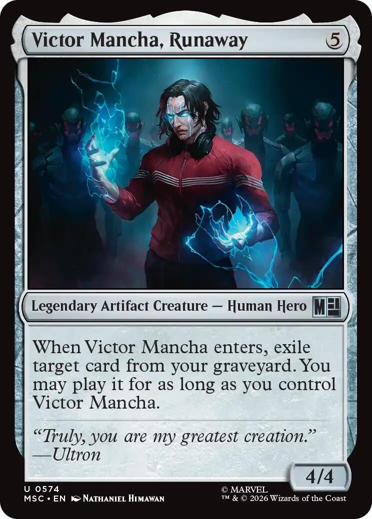 Image for Victor Mancha, Runaway (574) (Commander: Marvel Super Heroes) (MSC) - Magic: The Gathering