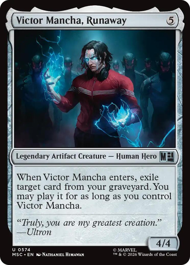 Image for Victor Mancha, Runaway (574) (Commander: Marvel Super Heroes) (MSC) - Magic: The Gathering