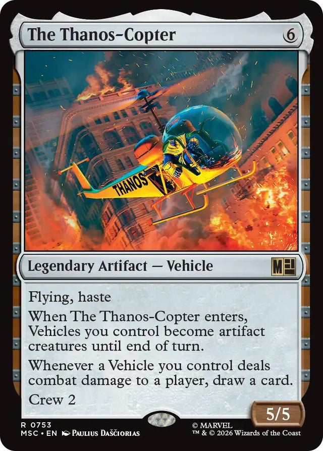 Image for The Thanos-Copter (753) (Commander: Marvel Super Heroes) (MSC) - Magic: The Gathering
