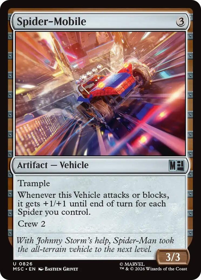 Image for Spider-Mobile (826) (Commander: Marvel Super Heroes) (MSC) - Magic: The Gathering