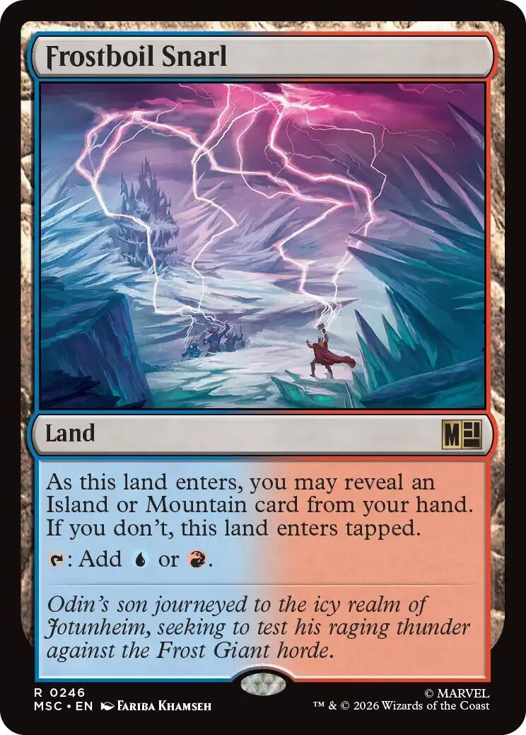 Image for Frostboil Snarl (246) (Commander: Marvel Super Heroes) (MSC) - Magic: The Gathering