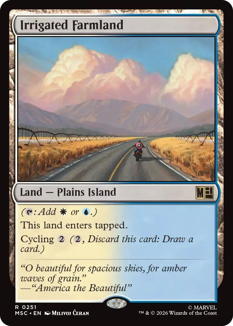 Image for Irrigated Farmland (251) (Commander: Marvel Super Heroes) (MSC) - Magic: The Gathering