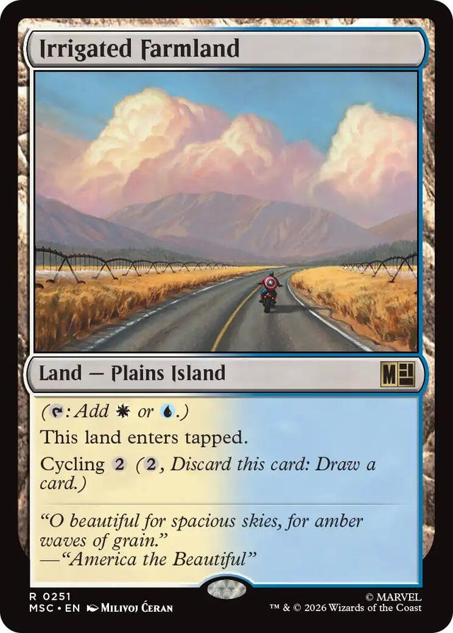Image for Irrigated Farmland (251) (Commander: Marvel Super Heroes) (MSC) - Magic: The Gathering