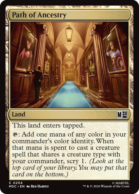 Image for Path of Ancestry (254) (Commander: Marvel Super Heroes) (MSC) - Magic: The Gathering