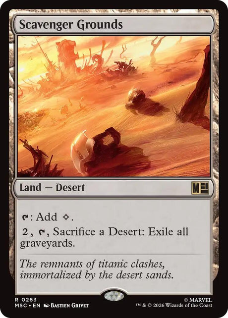 Image for Scavenger Grounds (263) (Commander: Marvel Super Heroes) (MSC) - Magic: The Gathering