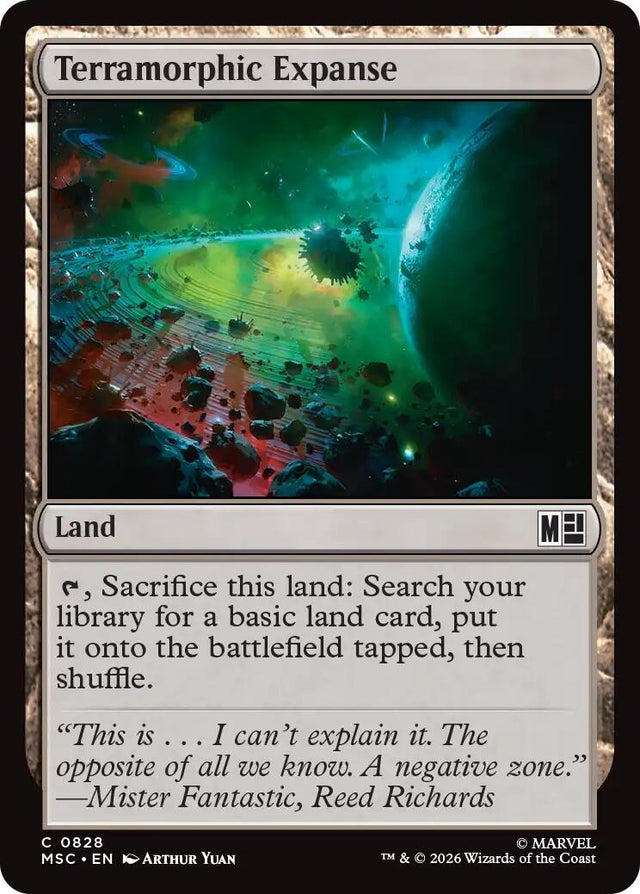 Image for Terramorphic Expanse (0828) (828) (Commander: Marvel Super Heroes) (MSC) - Magic: The Gathering