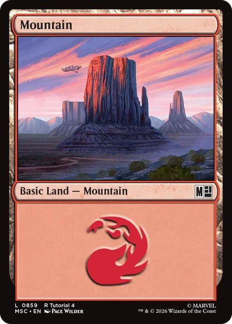Image for Mountain (0859) (859) (Commander: Marvel Super Heroes) (MSC) - Magic: The Gathering