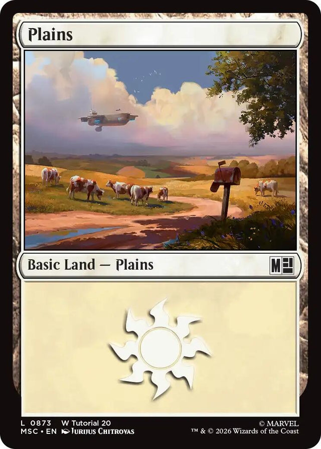 Image for Plains (0873) (873) (Commander: Marvel Super Heroes) (MSC) - Magic: The Gathering