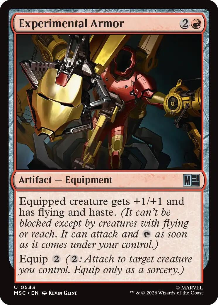 Image for Experimental Armor (543) (Commander: Marvel Super Heroes) (MSC) - Magic: The Gathering
