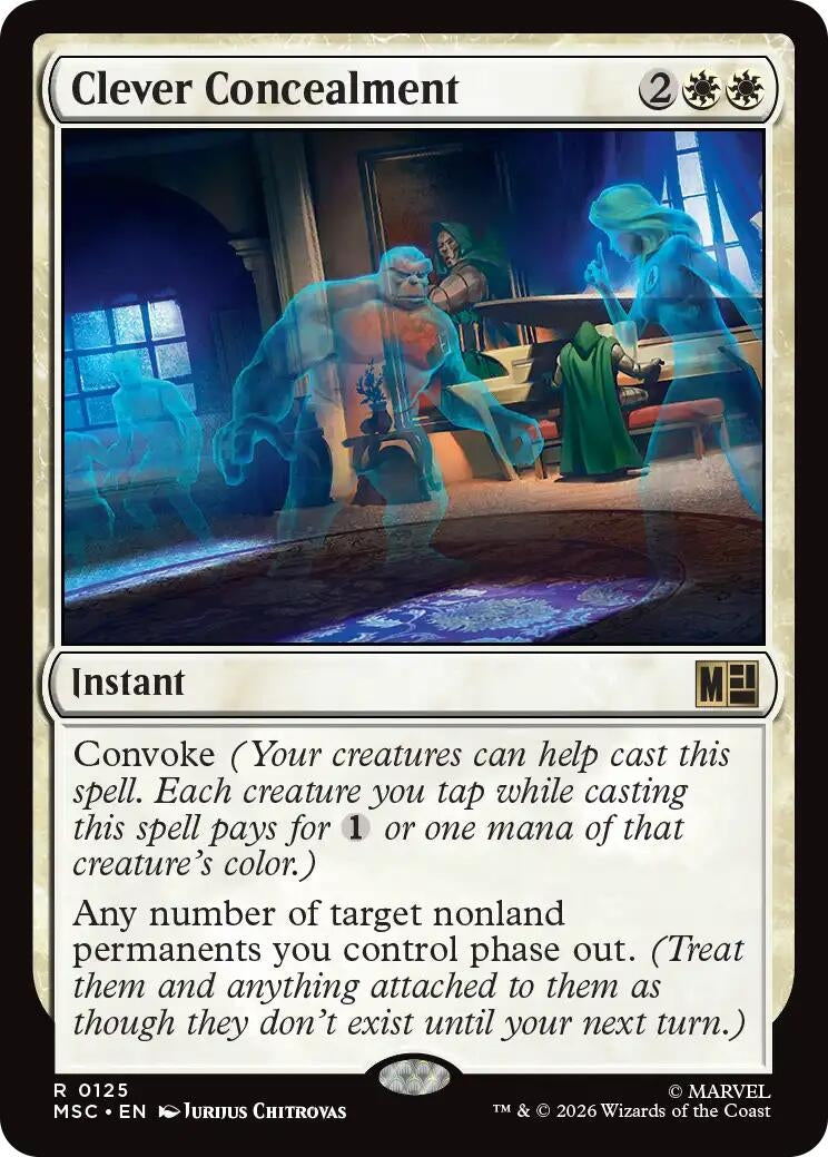 Image for Clever Concealment (125) (Commander: Marvel Super Heroes) (MSC) - Magic: The Gathering