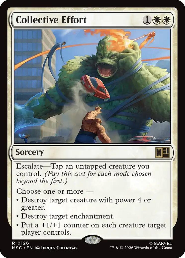 Image for Collective Effort (126) (Commander: Marvel Super Heroes) (MSC) - Magic: The Gathering