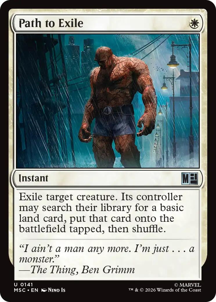 Image for Path to Exile (141) (Commander: Marvel Super Heroes) (MSC) - Magic: The Gathering