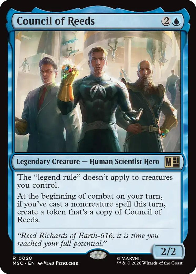 Image for Council of Reeds (Surge Foil) (28) (Foil) (Commander: Marvel Super Heroes) (MSC) - Magic: The Gathering