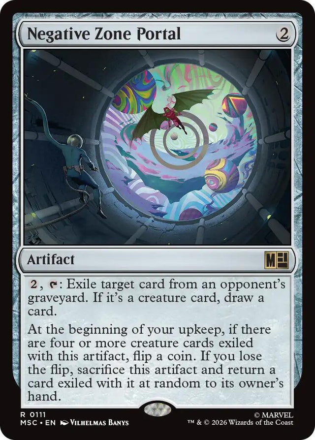 Image for Negative Zone Portal (Surge Foil) (111) (Foil) (Commander: Marvel Super Heroes) (MSC) - Magic: The Gathering