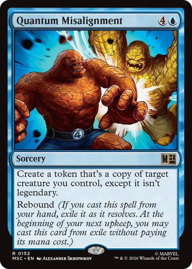 Image for Quantum Misalignment (Surge Foil) (152) (Foil) (Commander: Marvel Super Heroes) (MSC) - Magic: The Gathering